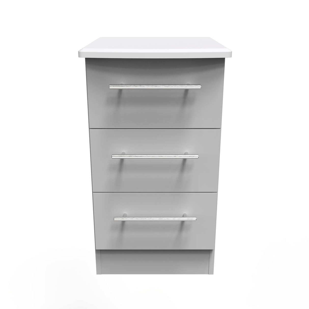 Sherwood 3 Drawer Bedside Cabinet - Welcome Furniture