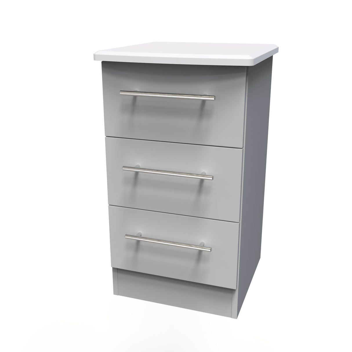 Sherwood 3 Drawer Bedside Cabinet - Welcome Furniture
