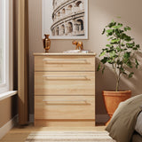 Sherwood 3 Drawer Deep Chest - Welcome Furniture