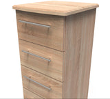 Sherwood Bardolino 4 Drawer Bedside Cabinet - Welcome Furniture