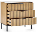 Sia 3 Drawer Chest - Julian Bowen
