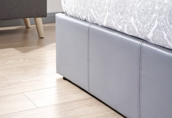 Side Lift Ottoman Bed Faux Leather - GFW