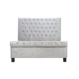 Sienna Crushed Velvet Bed Frame (4'6" Double) - Birlea