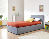 Side Lift Ottoman Bed Faux Leather