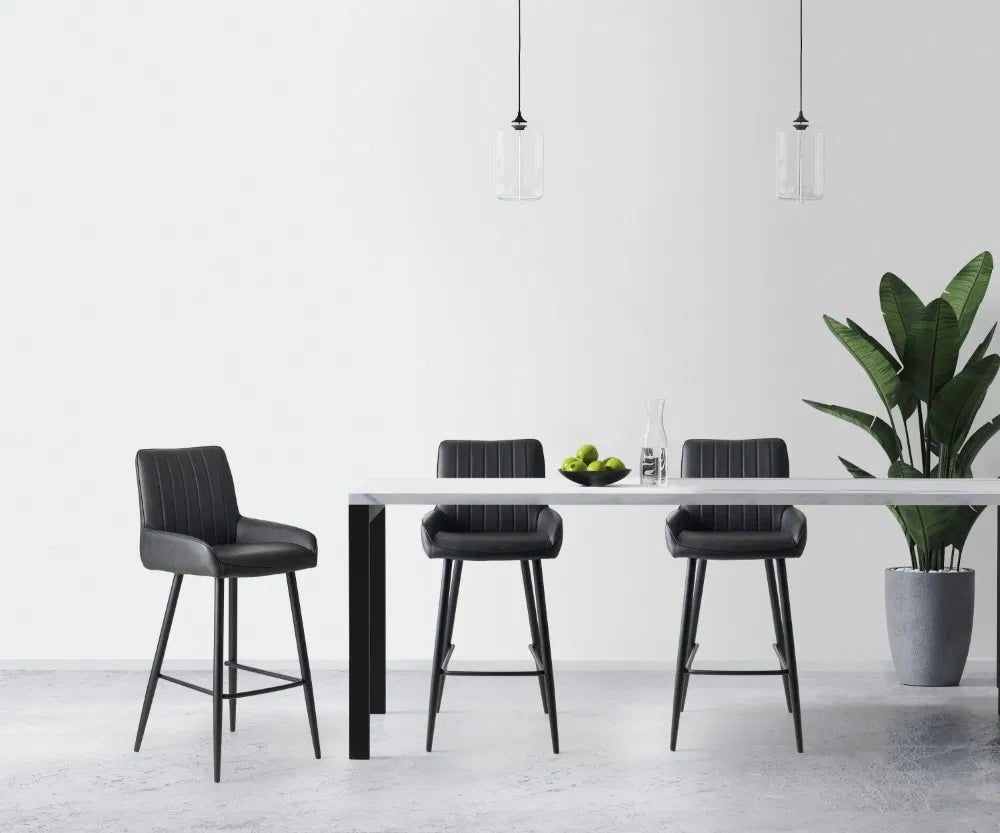Soho Faux Leather Barstool - Julian Bowen