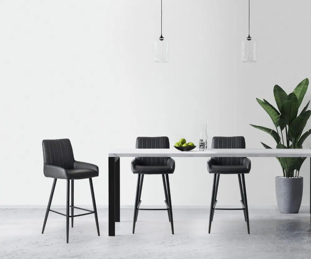 Soho Faux Leather Barstool - Julian Bowen