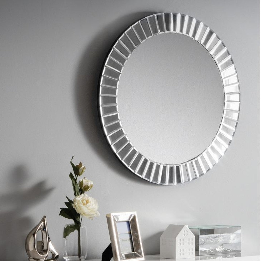 Sonata Round Wall Mirror - Julian Bowen