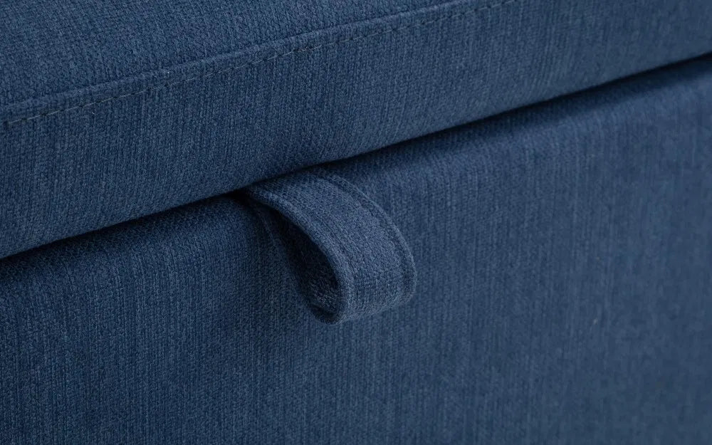 Sorrento Linen Blanket Box Bench - Julian Bowen