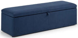 Sorrento Linen Blanket Box Bench - Julian Bowen