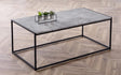 Staten Metal Coffee Table - Julian Bowen