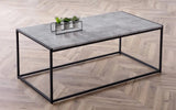 Staten Metal Coffee Table - Julian Bowen