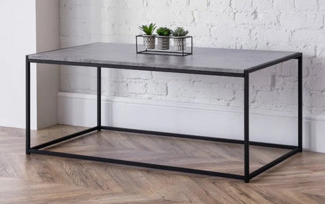 Staten Metal Coffee Table - Julian Bowen