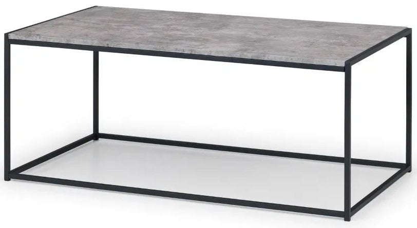 Staten Metal Coffee Table - Julian Bowen