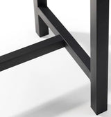 Staten Metal Dining Set With 2 Benches - Julian Bowen