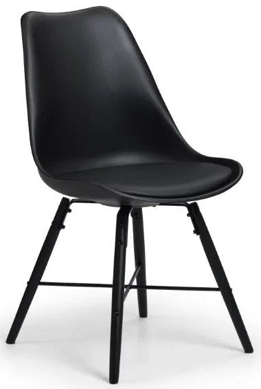 Staten Metal Dining Set With 4 Kari Chairs - Julian Bowen