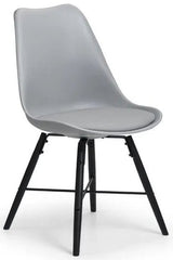 Staten Metal Dining Set With 4 Kari Chairs - Julian Bowen