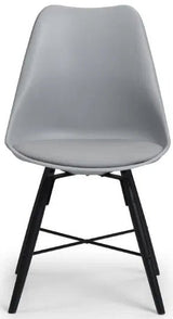 Staten Metal Dining Set With 4 Kari Chairs - Julian Bowen