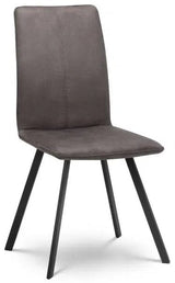 Staten Metal Dining Set With 4 Monroe Chairs - Julian Bowen