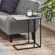 Staten Metal Drinks Table - Julian Bowen