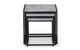 Staten Metal Nest of 3 Tables - Julian Bowen