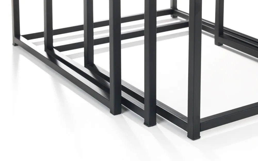 Staten Metal Nest of 3 Tables - Julian Bowen