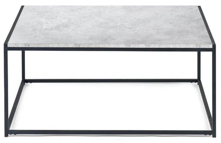 Staten Square Metal Coffee Table - Julian Bowen