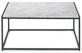 Staten Square Metal Coffee Table - Julian Bowen