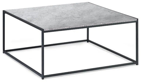 Staten Square Metal Coffee Table - Julian Bowen