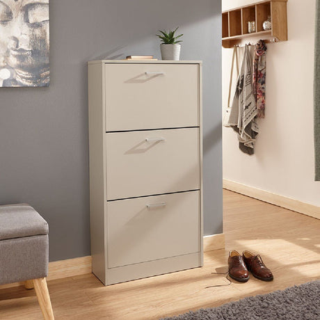 Stirling 3 Tier Flip Down Shoe Cabinet - GFW
