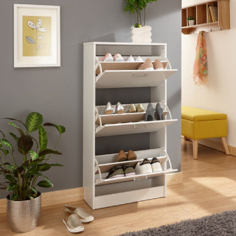Stirling 3 Tier Flip Down Shoe Cabinet - GFW