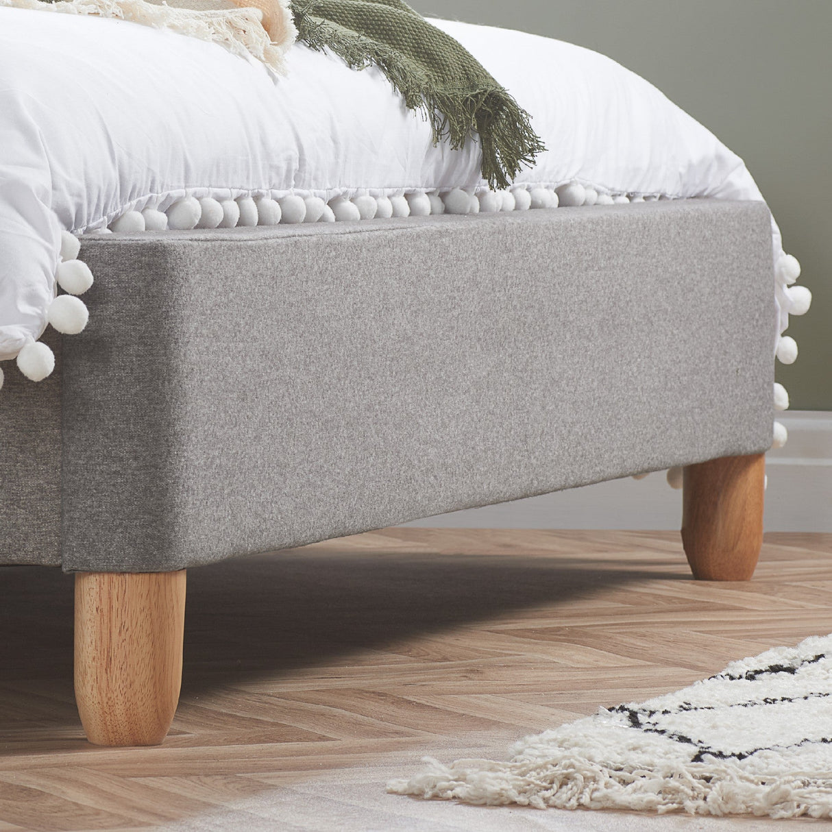 Stockholm Retro Fabric Bed - Birlea