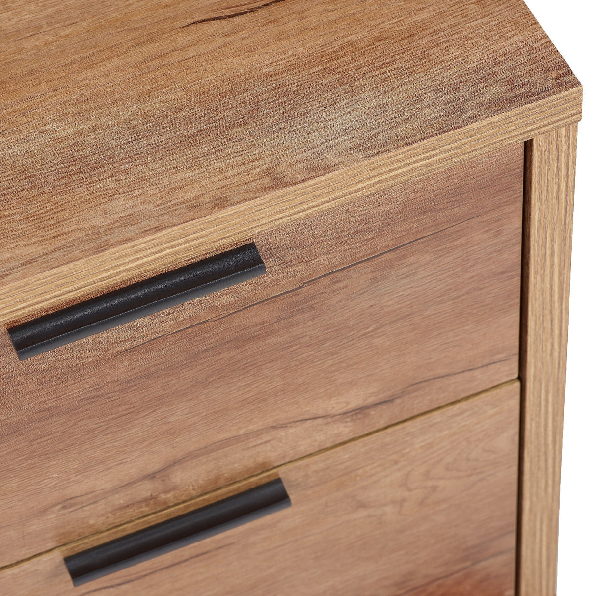 Stockwell Rustic 2 Drawer Bedside - Birlea