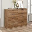 Stockwell Rustic 8 Drawer Merchants Chest - Birlea