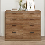Stockwell Rustic 8 Drawer Merchants Chest - Birlea
