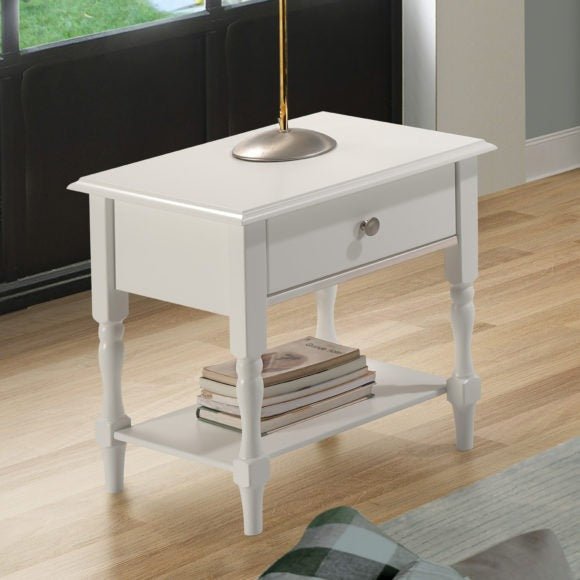 Stratford 1 Drawer Side Table - Seconique