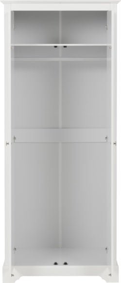 Stratford 2 Door Double Wardrobe - Seconique