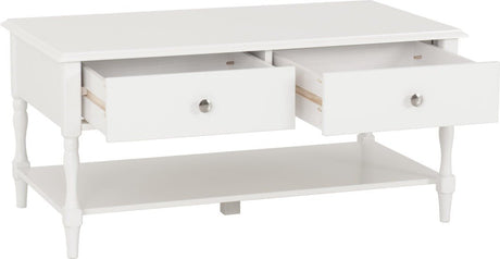 Stratford 2 Drawer Coffee Table - Seconique