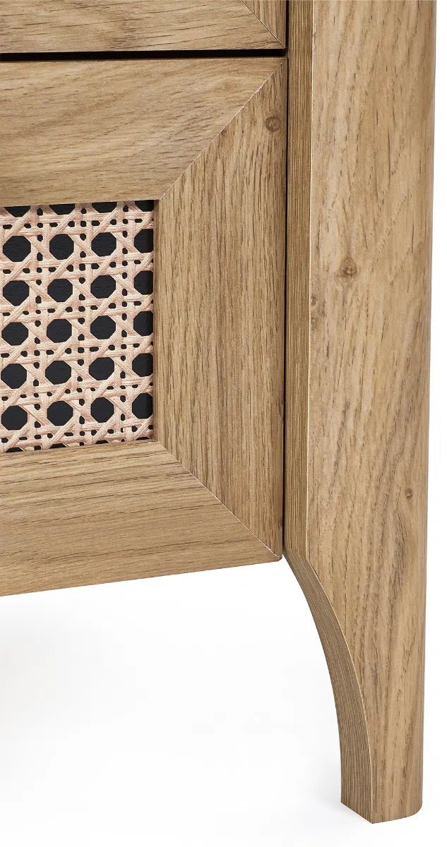 Sydney 2 Drawer Bedside Table - Julian Bowen