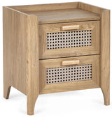 Sydney 2 Drawer Bedside Table - Julian Bowen