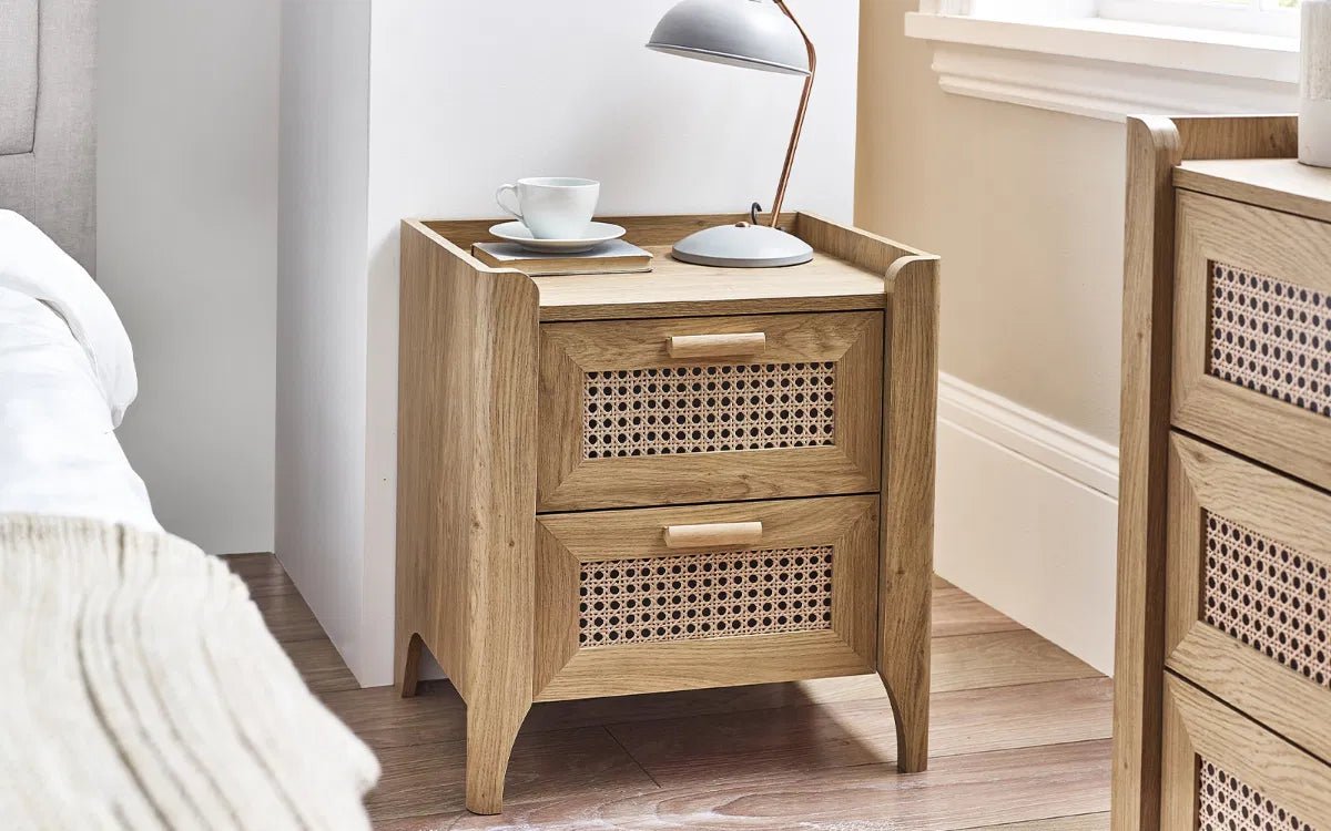 Sydney 2 Drawer Bedside Table - Julian Bowen