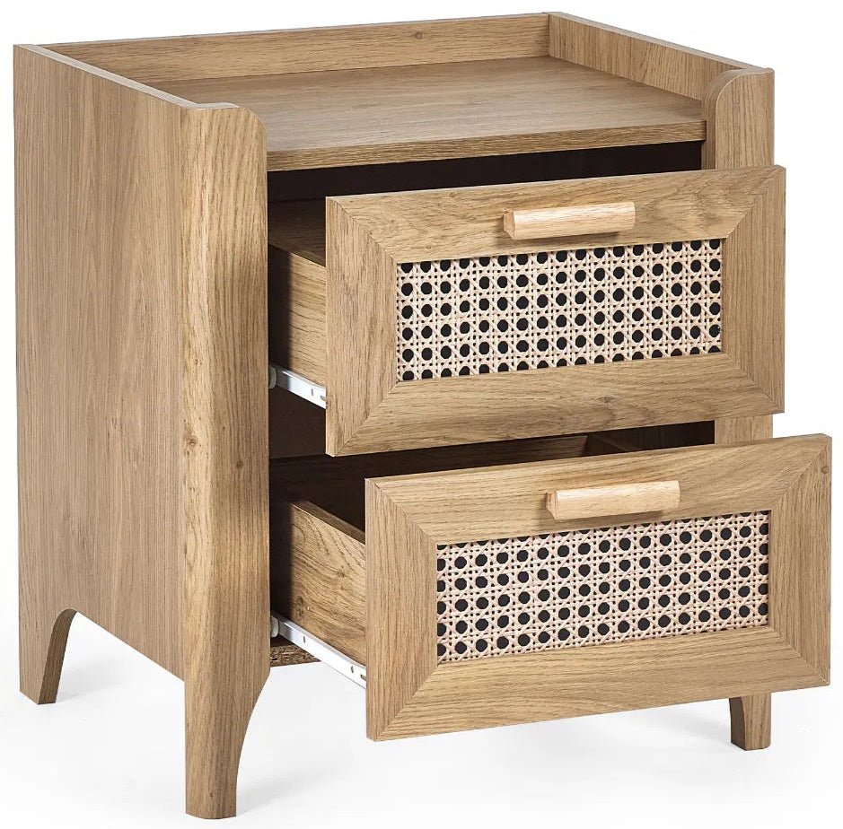 Sydney 2 Drawer Bedside Table - Julian Bowen