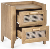 Sydney 2 Drawer Bedside Table - Julian Bowen