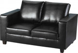 Tempo 2 Seater Faux Leather Sofa - Seconique