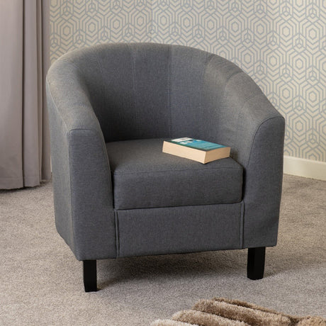 Tempo Fabric Tub Chair - Seconique