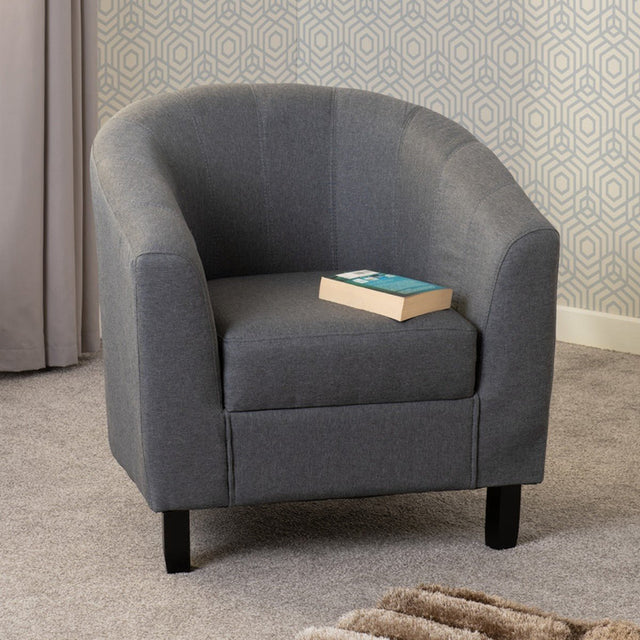 Tempo Fabric Tub Chair - Seconique