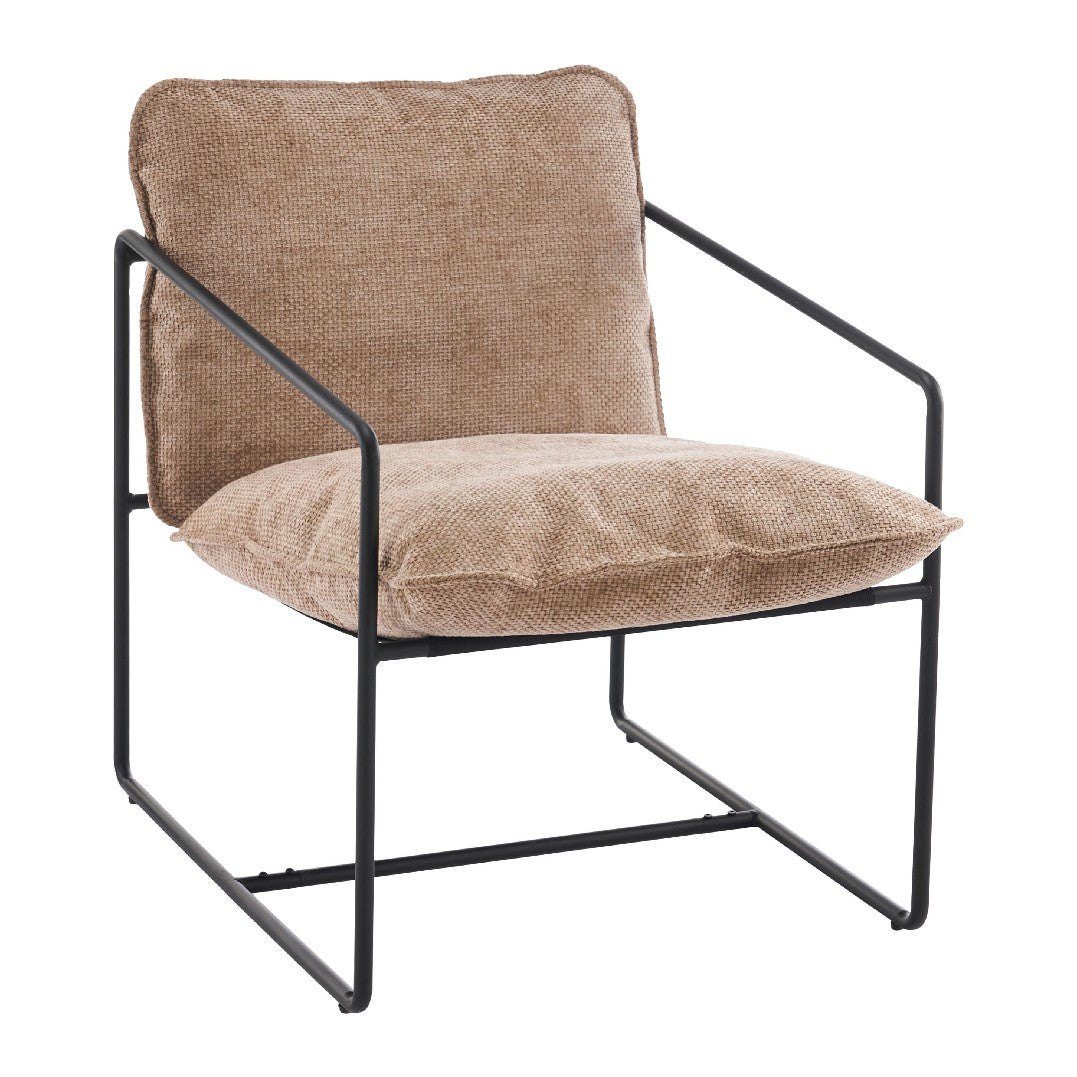 Tivoli Retro Fabric Occasional Chair - Seconique