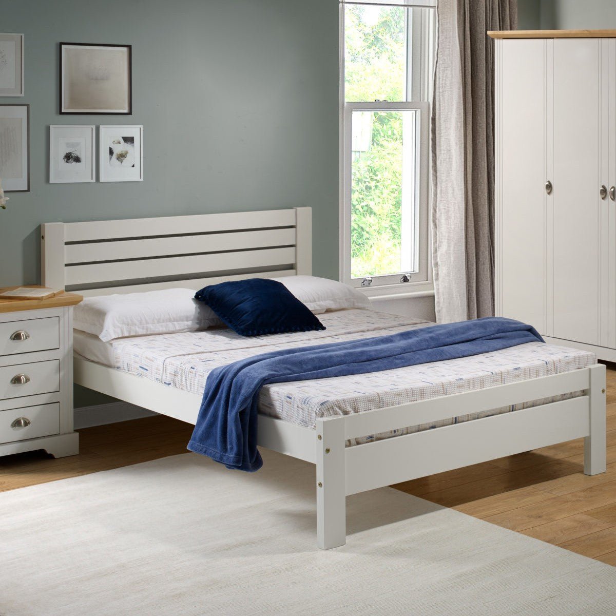 Toledo Pine Bed Frame - Seconique