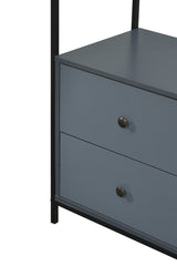 Alva Open Wardrobe with 2 Drawers