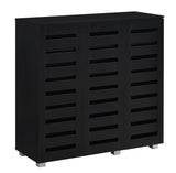 Euston Modern 3 Door Shoe Storage Cabinet