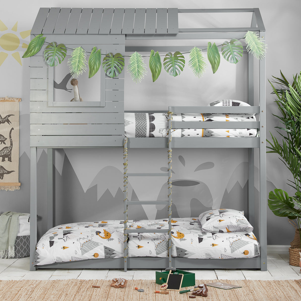 Treehouse Adventure Single Bunk Bed 3ft - Birlea